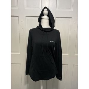 EUC Columbia Women’s Black Omnishade Hoodie Spring / Summer Size M
